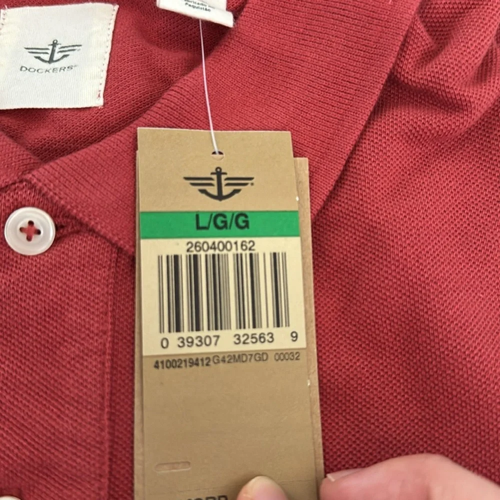 Dockers Pique Polo Size Men’s Large - Picture 2 of 2